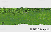Satellite Panoramic Map of the area around 2° 58' 32" S, 137° 46' 30" E