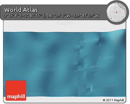 Satellite 3D Map of the Area around 2° 58' 32" S, 140° 10' 30" W