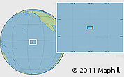 Savanna Style Location Map of the area around 2° 58' 32" S, 140° 10' 30" W