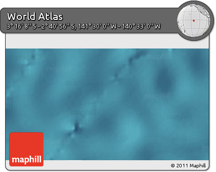 Satellite 3D Map of the Area around 2° 58' 32" S, 141° 1' 30" W