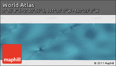 Satellite Panoramic Map of the Area around 2° 58' 32" S, 141° 1' 30" W