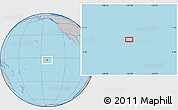 Gray Location Map of the area around 2° 58' 32" S, 142° 43' 29" W