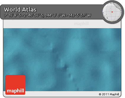 Satellite 3D Map of the Area around 2° 58' 32" S, 143° 34' 29" W