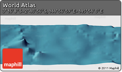 Satellite Panoramic Map of the Area around 2° 58' 32" S, 145° 25' 30" E