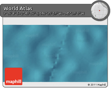 Satellite 3D Map of the Area around 2° 58' 32" S, 146° 7' 30" W