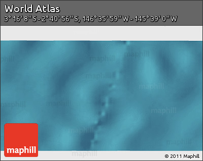 Satellite 3D Map of the Area around 2° 58' 32" S, 146° 7' 30" W