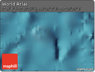 Satellite Map of the Area around 2° 58' 32" S, 147° 7' 30" E
