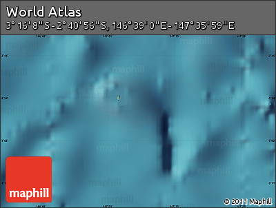 Satellite Map of the Area around 2° 58' 32" S, 147° 7' 30" E