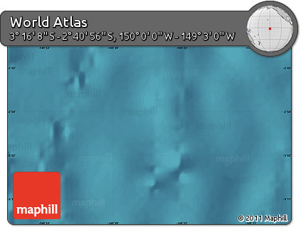 Satellite Map of the Area around 2° 58' 32" S, 149° 31' 30" W
