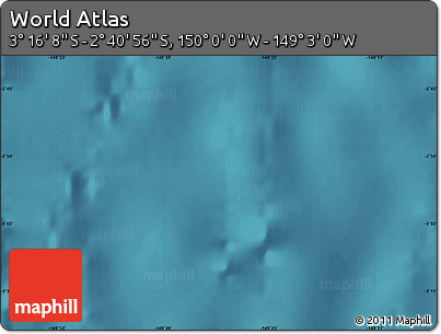 Satellite Map of the Area around 2° 58' 32" S, 149° 31' 30" W