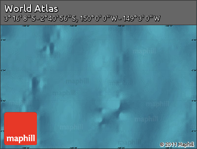 Satellite Map of the Area around 2° 58' 32" S, 149° 31' 30" W