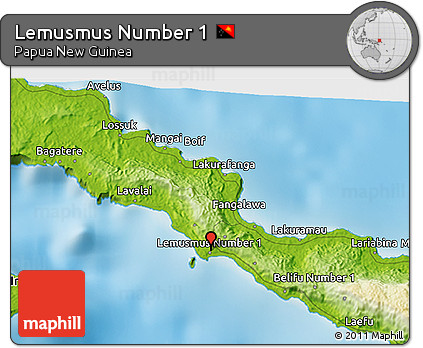 Physical 3D Map of Lemusmus Number 1