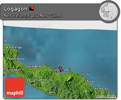 Satellite 3D Map of Logagon
