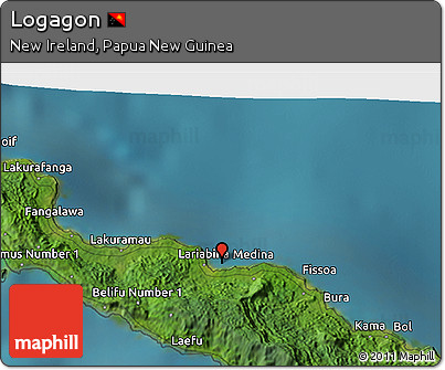 Satellite 3D Map of Logagon