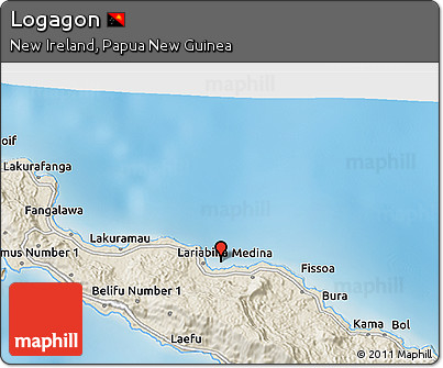 Shaded Relief 3D Map of Logagon