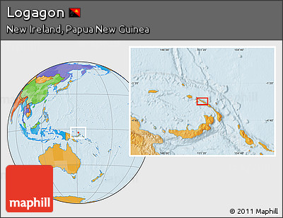 Political Location Map of Logagon