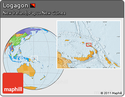 Political Location Map of Logagon