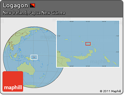 Savanna Style Location Map of Logagon