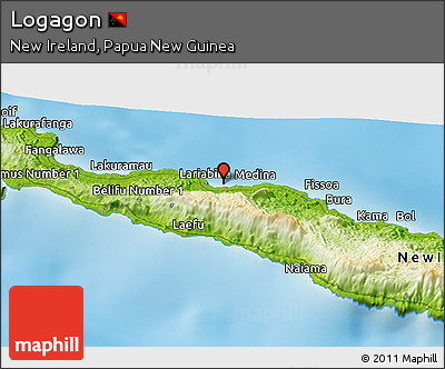 Physical Panoramic Map of Logagon