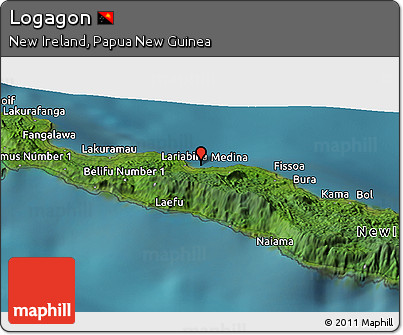 Satellite Panoramic Map of Logagon