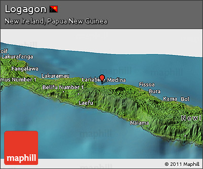 Satellite Panoramic Map of Logagon
