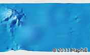 Shaded Relief 3D Map of the area around 2° 58' 32" S, 155° 28' 29" W