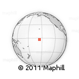 Outline Map of the Area around 2° 58' 32" S, 155° 28' 29" W, rectangular outline