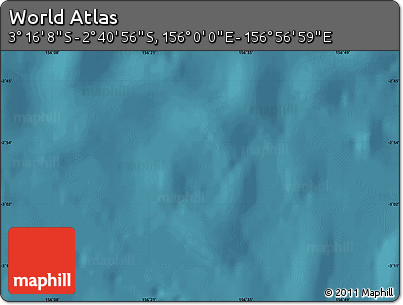 Satellite Map of the Area around 2° 58' 32" S, 156° 28' 29" E