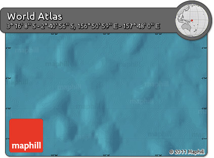 Satellite Map of the Area around 2° 58' 32" S, 157° 19' 29" E