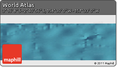Satellite Panoramic Map of the Area around 2° 58' 32" S, 158° 1' 30" W