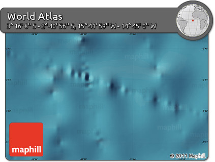 Satellite Map of the Area around 2° 58' 32" S, 15° 13' 29" W