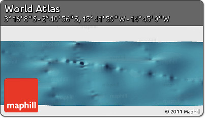 Satellite Panoramic Map of the Area around 2° 58' 32" S, 15° 13' 29" W
