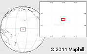 Blank Location Map of the area around 2° 58' 32" S, 160° 34' 29" W