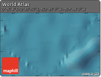 Satellite Map of the Area around 2° 58' 32" S, 162° 16' 30" W