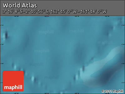 Satellite Map of the Area around 2° 58' 32" S, 162° 16' 30" W