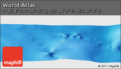 Political Panoramic Map of the Area around 2° 58' 32" S, 163° 16' 30" E