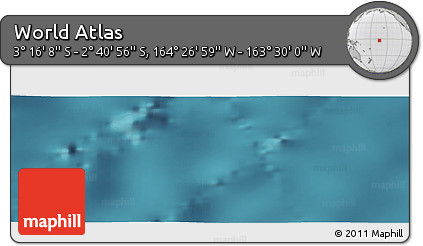 Satellite Panoramic Map of the Area around 2° 58' 32" S, 163° 58' 29" W
