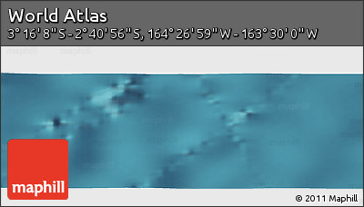 Satellite Panoramic Map of the Area around 2° 58' 32" S, 163° 58' 29" W