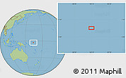 Savanna Style Location Map of the area around 2° 58' 32" S, 164° 7' 30" E