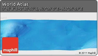 Political Panoramic Map of the Area around 2° 58' 32" S, 164° 7' 30" E