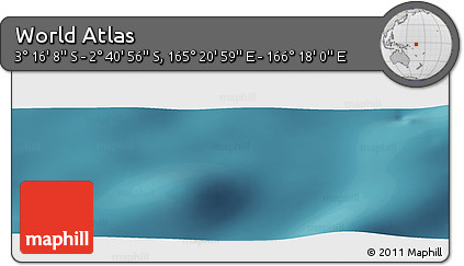 Satellite Panoramic Map of the Area around 2° 58' 32" S, 165° 49' 29" E