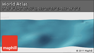 Satellite Panoramic Map of the Area around 2° 58' 32" S, 165° 49' 29" E