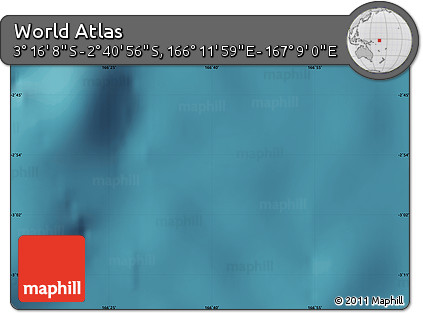 Satellite Map of the Area around 2° 58' 32" S, 166° 40' 30" E