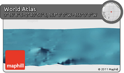 Satellite Panoramic Map of the Area around 2° 58' 32" S, 166° 31' 30" W