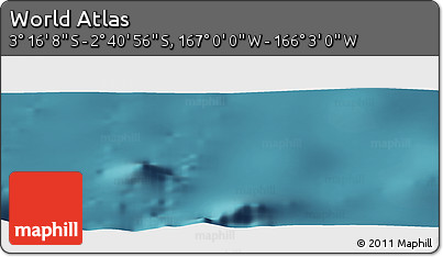 Satellite Panoramic Map of the Area around 2° 58' 32" S, 166° 31' 30" W