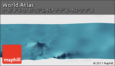 Satellite Panoramic Map of the Area around 2° 58' 32" S, 166° 31' 30" W