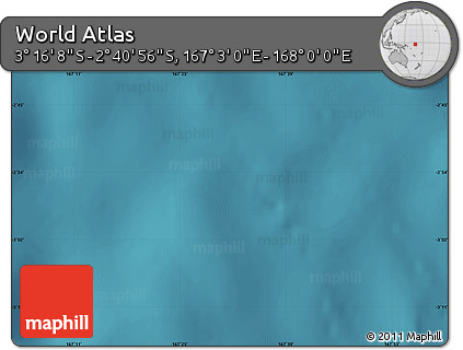 Satellite Map of the Area around 2° 58' 32" S, 167° 31' 30" E