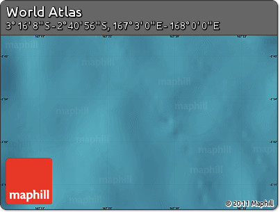 Satellite Map of the Area around 2° 58' 32" S, 167° 31' 30" E