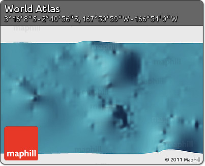 Satellite 3D Map of the Area around 2° 58' 32" S, 167° 22' 30" W