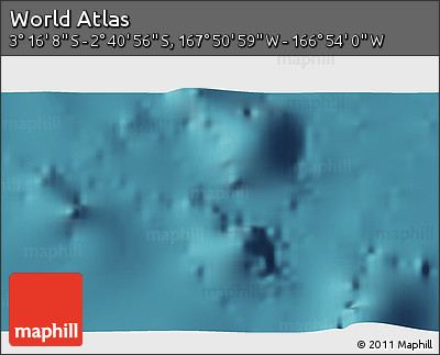 Satellite 3D Map of the Area around 2° 58' 32" S, 167° 22' 30" W